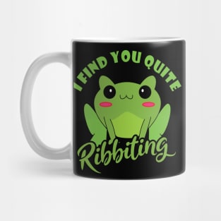 I Find You Quite Ribbiting Mug